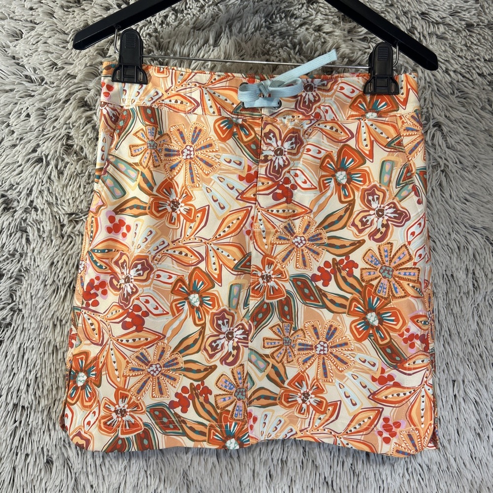 Ripskirt Floral Athleisure Tennis Pickleball Skirt Elastic A-line Pockets Resort